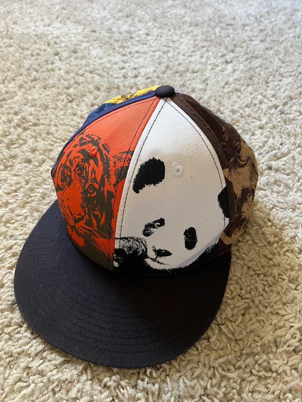 San Diego Zoo Multicolor Panel Animal Graphic Hat